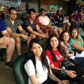 SCUSA interns field trip to see the Texas Rangers at Globe Life Park