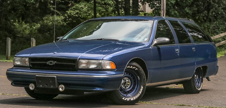 Don’t be too surprised if you spot a 20-year-old Chevrolet Caprice station wagon.