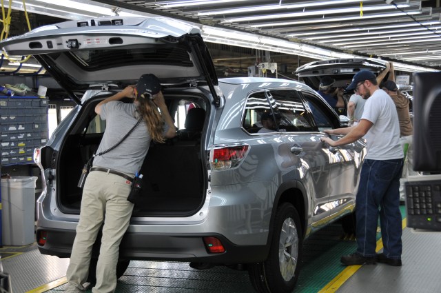 Highlander on assembly line