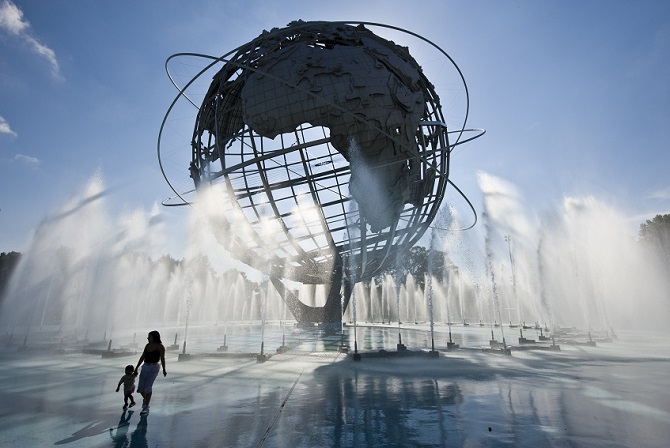 The Unisphere in Queens, New York