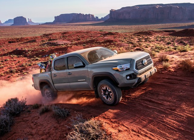 Toyota Tacoma in desert