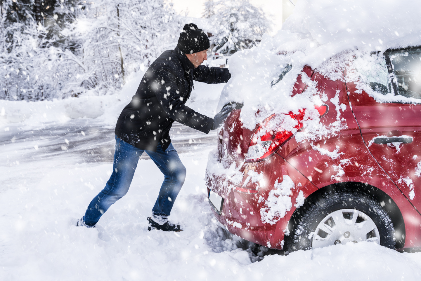 How to Get a Car Unstuck in Snow  