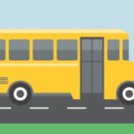 Illustration of side of a school bus