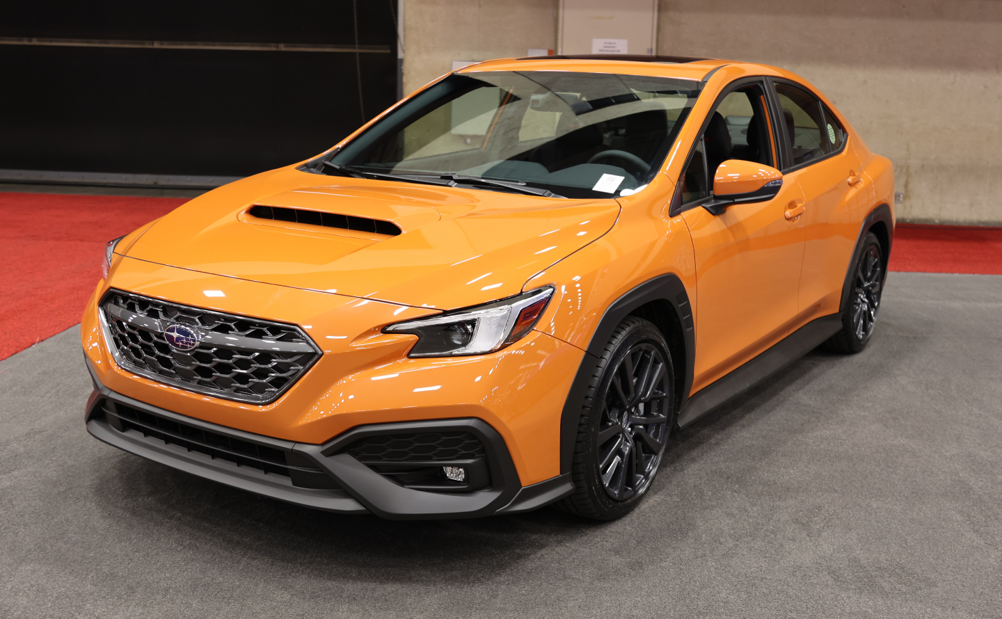 Solar Orange Pearl Subaru WRX