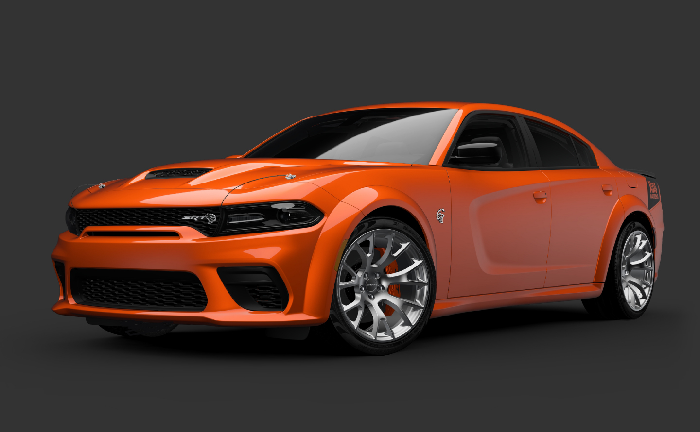 Orange Dodge Charger