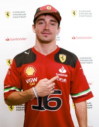 Formula 1 Ferrari Scuderia HP racing team driver Charles Leclerc.