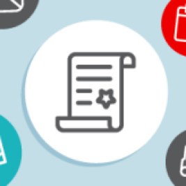 http://Illustration%20with%20icons%20including%20image%20of%20a%20dollar%20bill,%20pen%20and%20paper,%20envelope%20and%20letter,%20calendar,%20clipboard%20with%20check%20marks,%20car%20and%20official-looking%20document.